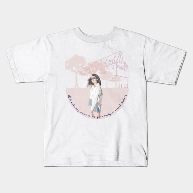 Cosmic Girl Kids T-Shirt by BeChill